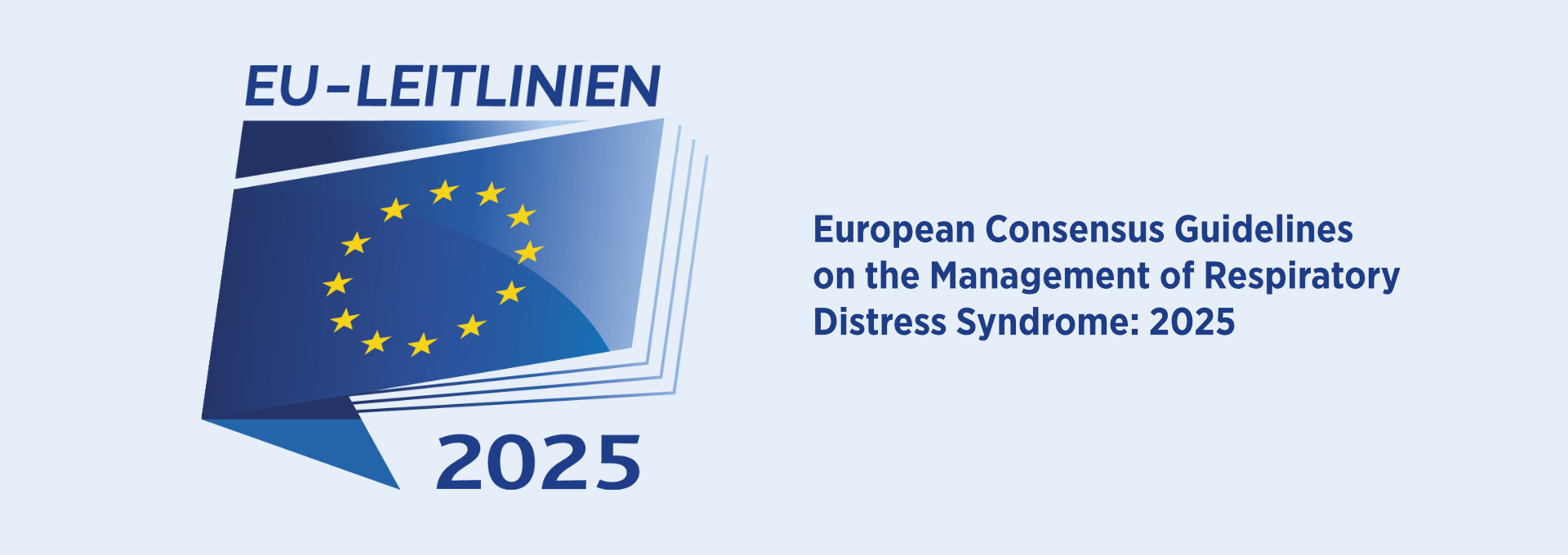 Flagge der Europäischen Union mit Text "EU Leitlinien 2025"
