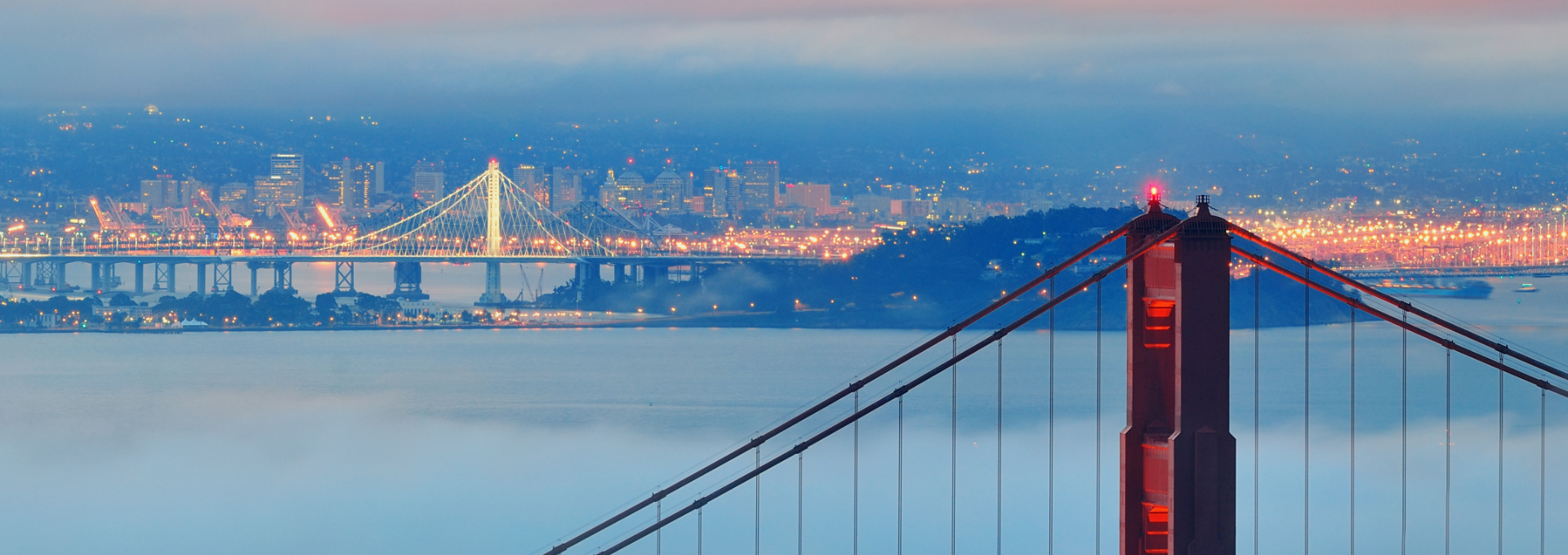 Die Bucht von San Francisco.